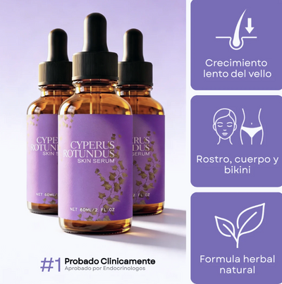 Lunéa™ - Vello más fino y menos visible con Raiz de Cyperus Rotundus