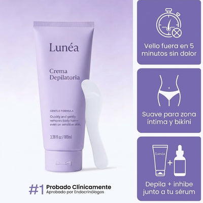 Crema Depilatoria para Zona Íntima Lunéa