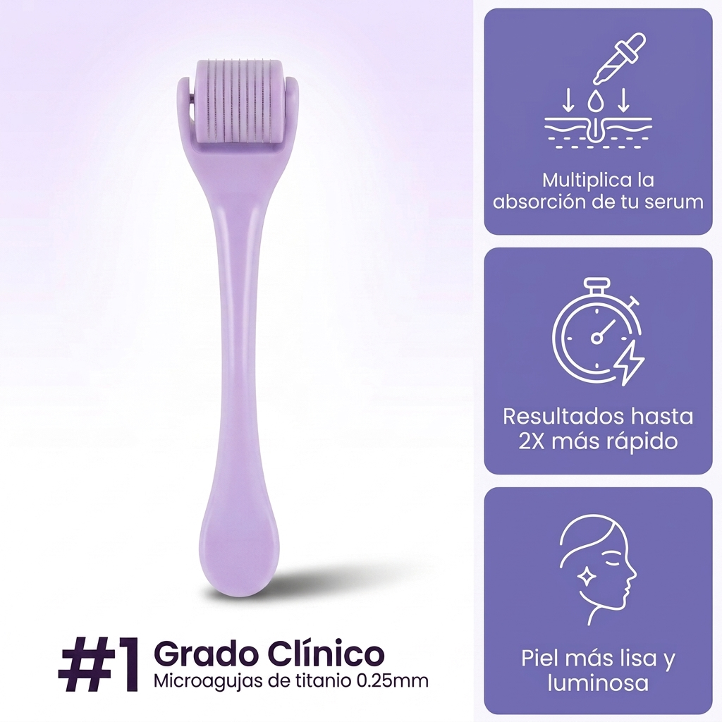 Derma Roller Lunéa® | Acelera hasta 2X los resultados de tu serum