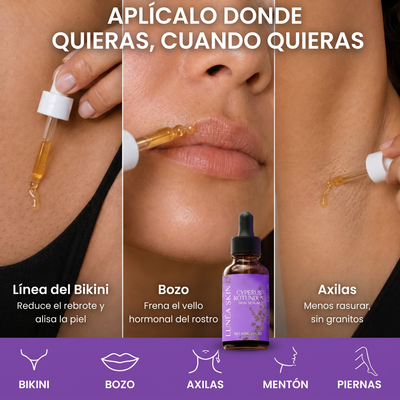 Lunéa Aceite de Cyperus Rotundus® - Vello más fino y menos visible