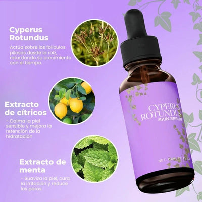 Lunéa™ - Vello más fino y menos visible con Raiz de Cyperus Rotundus